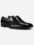 Deerskin Cap Toe Shoes Black image