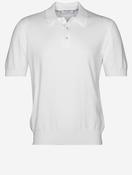 Tennis Cotton Polo Pure White