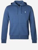 Double Knit Full Zip Hoodie Blue