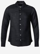 Aurelien Seaside Linen Shirt-Navy image