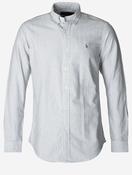 Custom Fit Striped Oxford Shirt Andover Heather