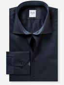Regular Plain W/Inlay Shirt Navy image