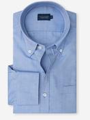 Buttondown Oxford Cotton Plain Shirt Navy
