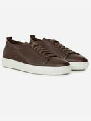 Leather Sneaker Brown image