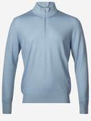 Mock Zip Knitwear Light blue image
