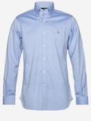 Custom Fit Oxford Shirt Blue