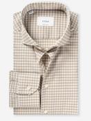 Contemporary Check Poplin Shirt Brown image