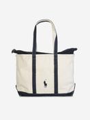 Big Pony Canvas Tote Bag Cream image
