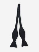 Silk Self Tie Bow Tie Black image