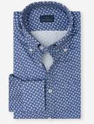 Paisley Button-Down Shirt Blue