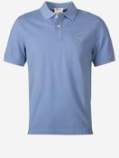 Regular Shield Piqué Polo Faded Denim image