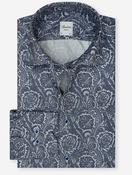 Regular Paisley Shirt Navy