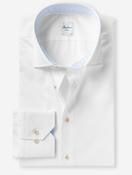 Regular Plain Shirt with Inlay White image