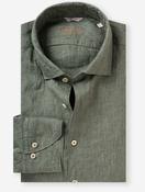 Regular Linen Shirt Green image