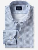 Floral Pattern Casual Shirt Light Blue image