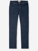 Nick Slim Fit Denim Striped Badge Jeans Navy