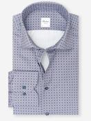 Regular Chain Pattern Shirt Blue