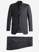 Plaid Check Suit Dark Grey image