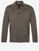 Milano Stitch Overshirt Brown