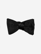 Satin Ready Tied Bowtie Black Satin image