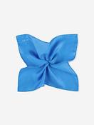 Polka Dot Silk Pocket Square Blue image