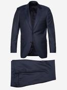 Faint Pinstripe Suit Navy