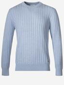 Structure Knit Crewneck Blue image