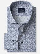 Modern Fit Paisley Shirt Blue image