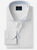Modern Fit Contrast Trim Shirt White image