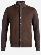 Hybrid Cardigan Brown