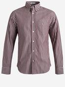 Poplin Stripe Shirt Wine image