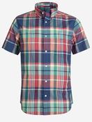 Regular Indian Madras Check Short Sleeve Shirt Red image