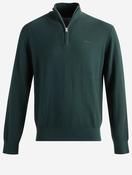 Herringbone Half-Zip Sweater Green image