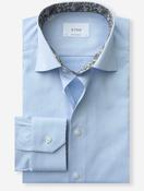 Contemporary Fit Paisley Inlay Shirt Blue image