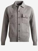 Knit Utility Jacket Grey image