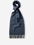 Twill Merino Wool Scarf Blue image