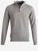 Herringbone Half Zip Beige image