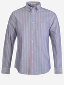 Classic Regular Fit Oxford Stripe Shirt Blue image
