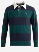 Barstriped Lambswool Rugby Shirt Emerald image