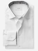 Slim Fit Paisley Inlay Shirt White image