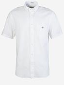 Regular Cotton Linen Short Sleeve Shirt White image