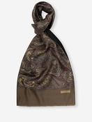 Paisley Print Scarf Khaki image
