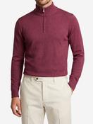 Mock Zip Knitwear Berry