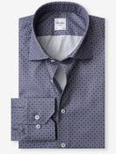 Regular Fit Circle Motif Shirt Purple image