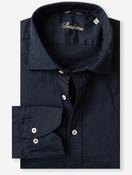 Regular Fit Chambray Shirt Navy image