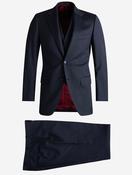 Normal Fit Three-Piece Suit Navy image