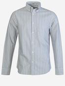 Classic Regular Fit Oxford Stripe Shirt Grey image