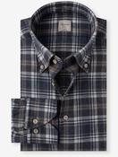 Regular Fit Check Flannel Shirt Navy image