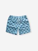 Turtle Print Swim Short Turquoise image