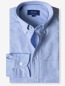 Contemporary Fit Button-Down Oxford Shirt Blue image